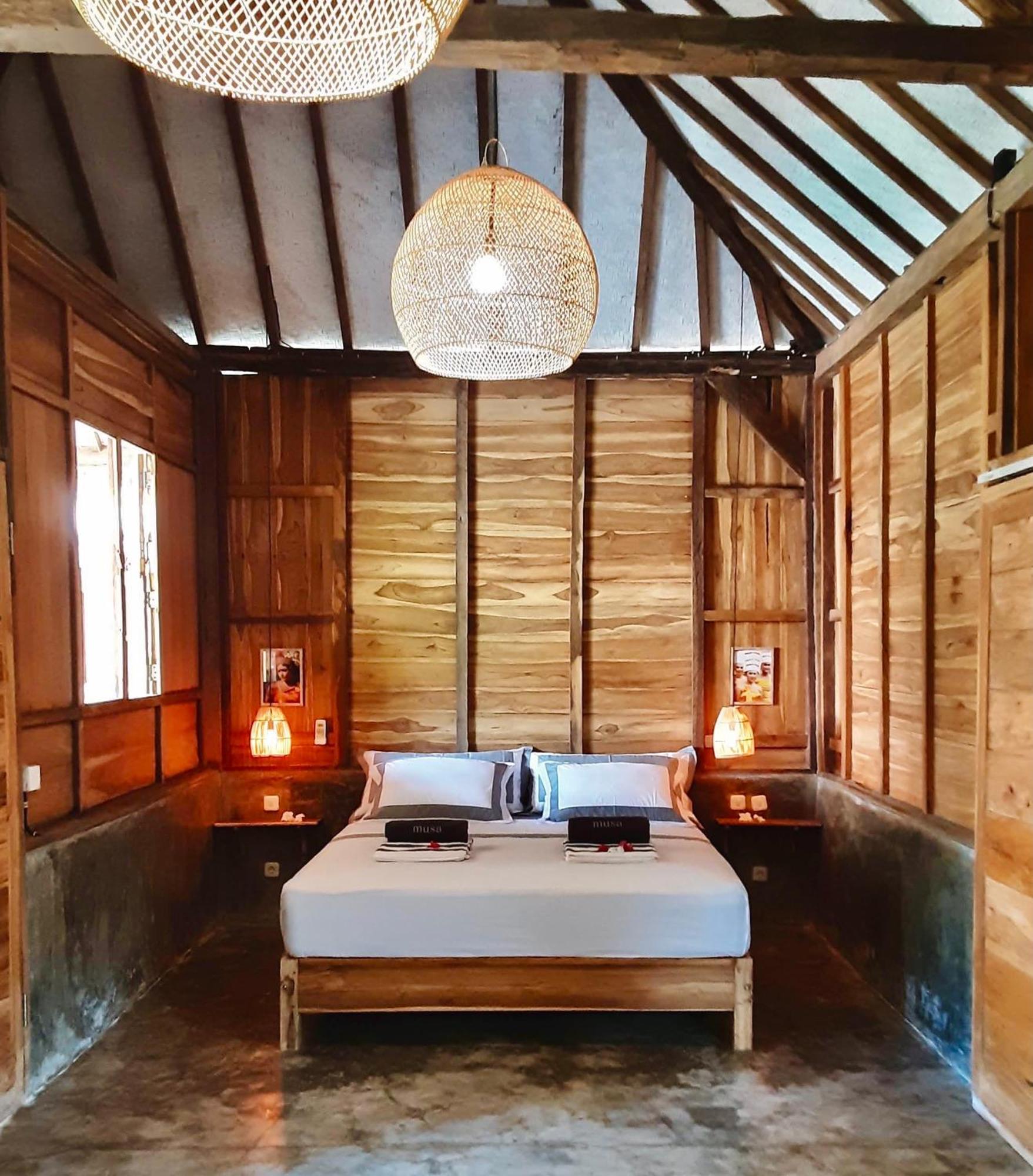 Musa Bintang Villas And Bungalows Gili Air Buitenkant foto