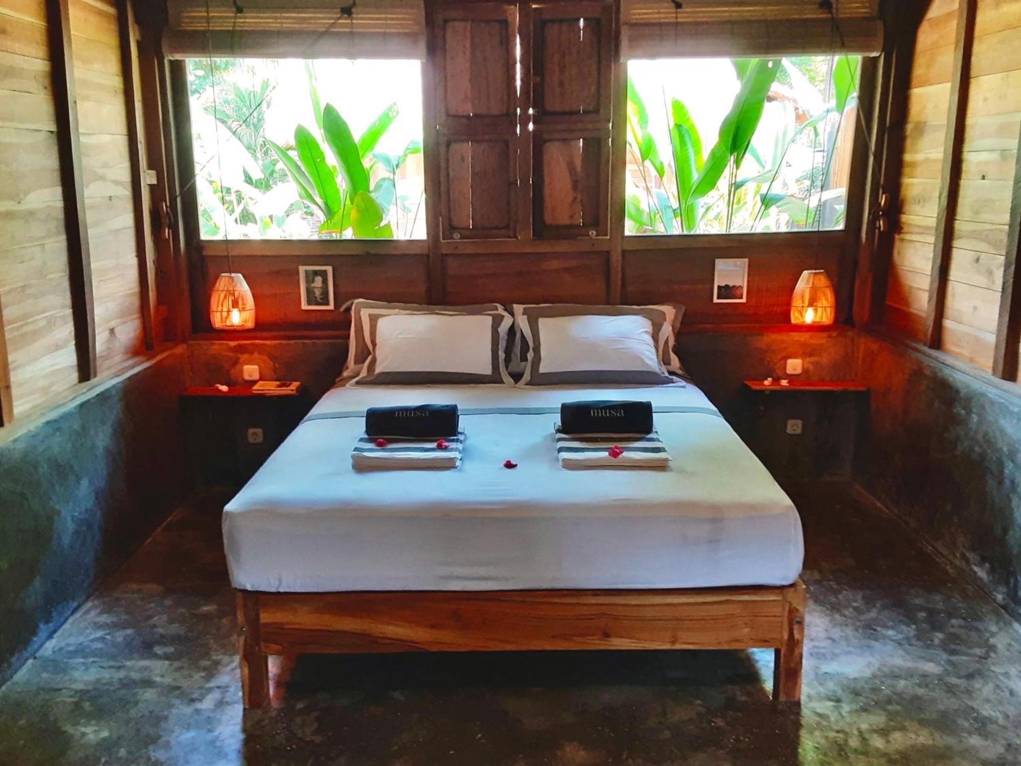 Musa Bintang Villas And Bungalows Gili Air Buitenkant foto