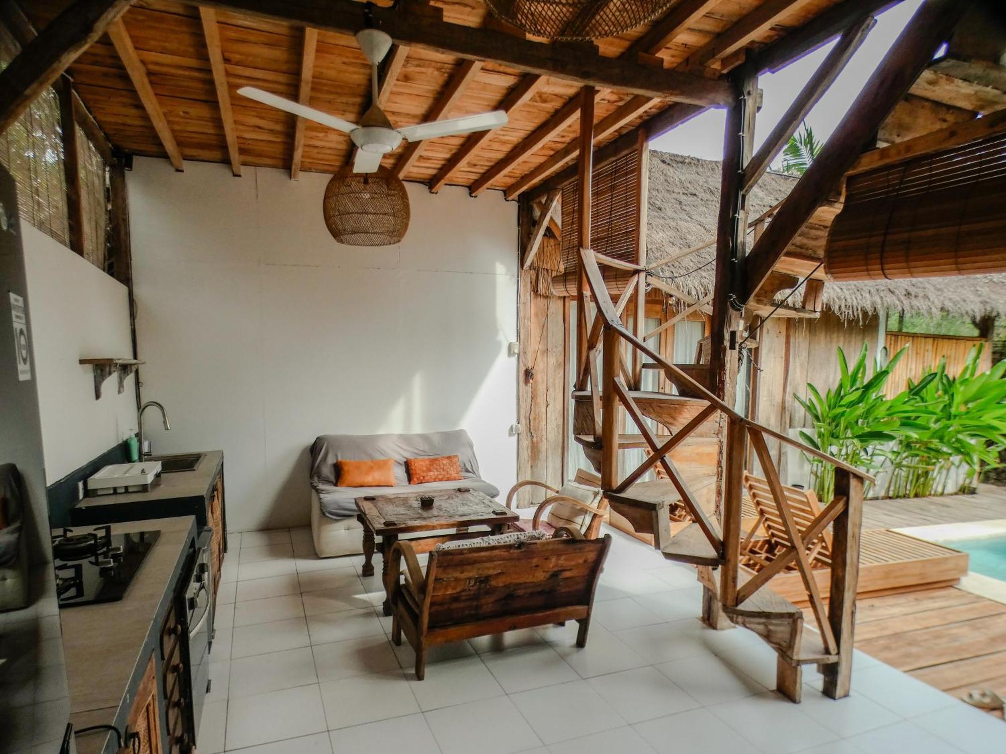 Musa Bintang Villas And Bungalows Gili Air Kamer foto